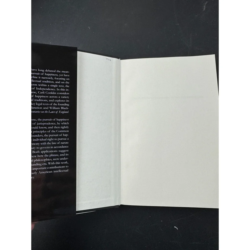 The Pursuit of Happiness in the Founding Era Carli N Conklin Hardcover 2019‎